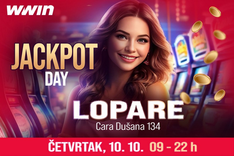 WWin Jackpot day: Danas u Bijeljini, sutra u Loparama