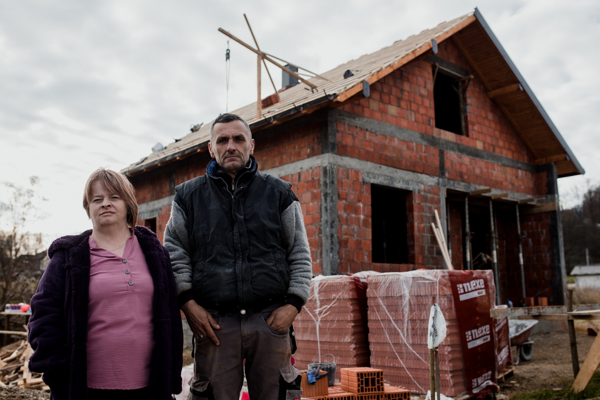 RSS pomogla završetak kuće u Loparama