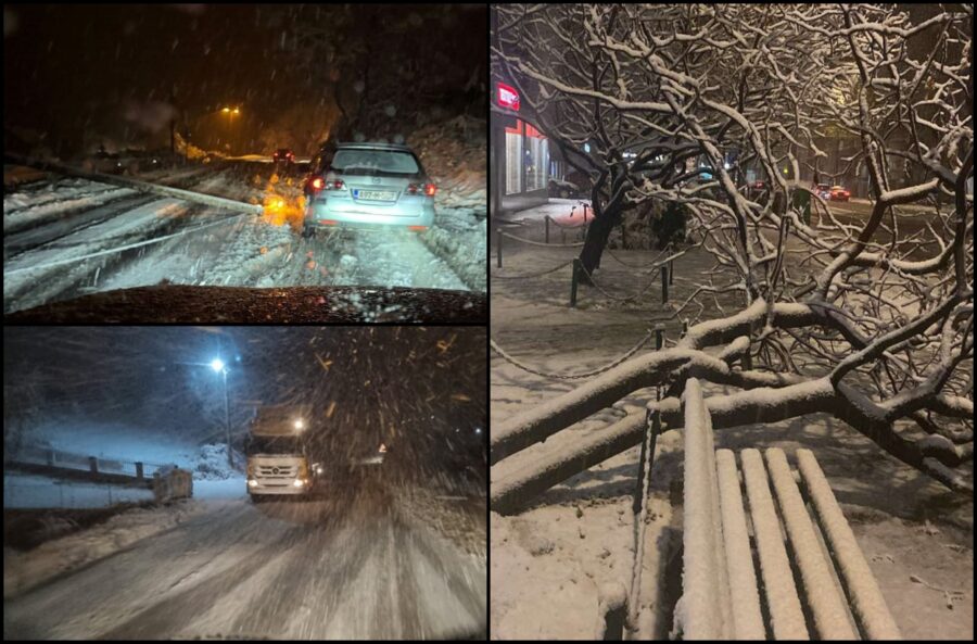 Snijeg “paralisao” BiH: Na putevima zaglavljena vozila, saobraćajne nezgode i oborena drveća (FOTO)