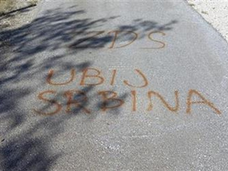 Poruke mržnje u Glušcima kod Metkovića: Ispisano „Ubij Srbina“ i „ZDS“