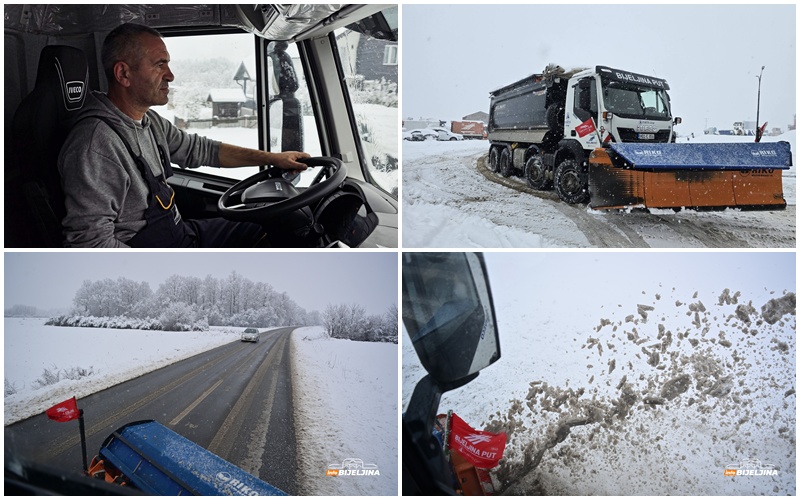 Ekipa InfoBijeljine na terenu sa vozačem grtalice: &ldquo;Dosta mladih nema obzira prema nama&rdquo; (FOTO)