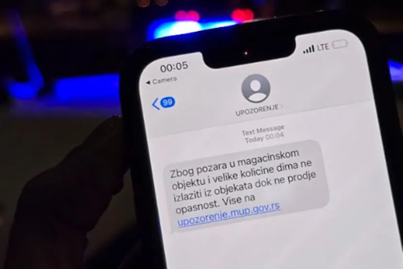 Požar u Novom Sadu: Preporuka građanima da ostanu u kućama