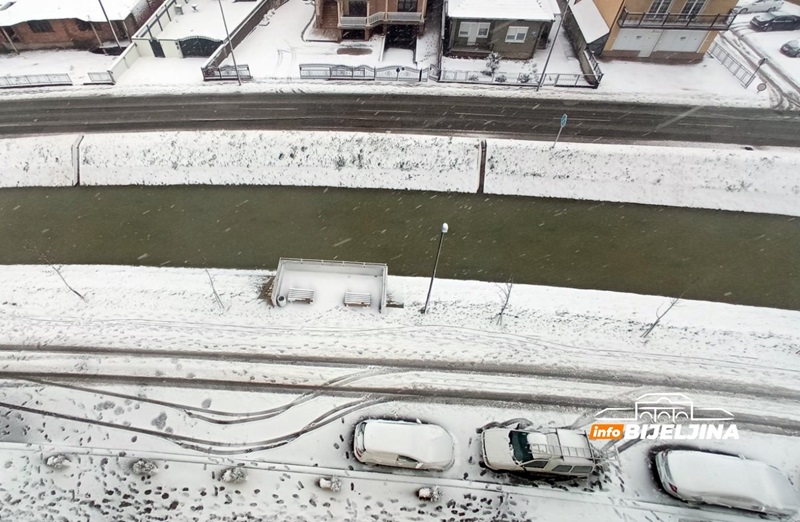 Danas hladno i vjetrovito, sa jačim snijegom u drugom dijelu dana