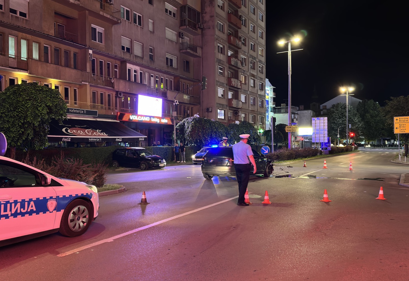 Sudar u centru Bijeljine, troje prevezeno na Urgentni (FOTO)