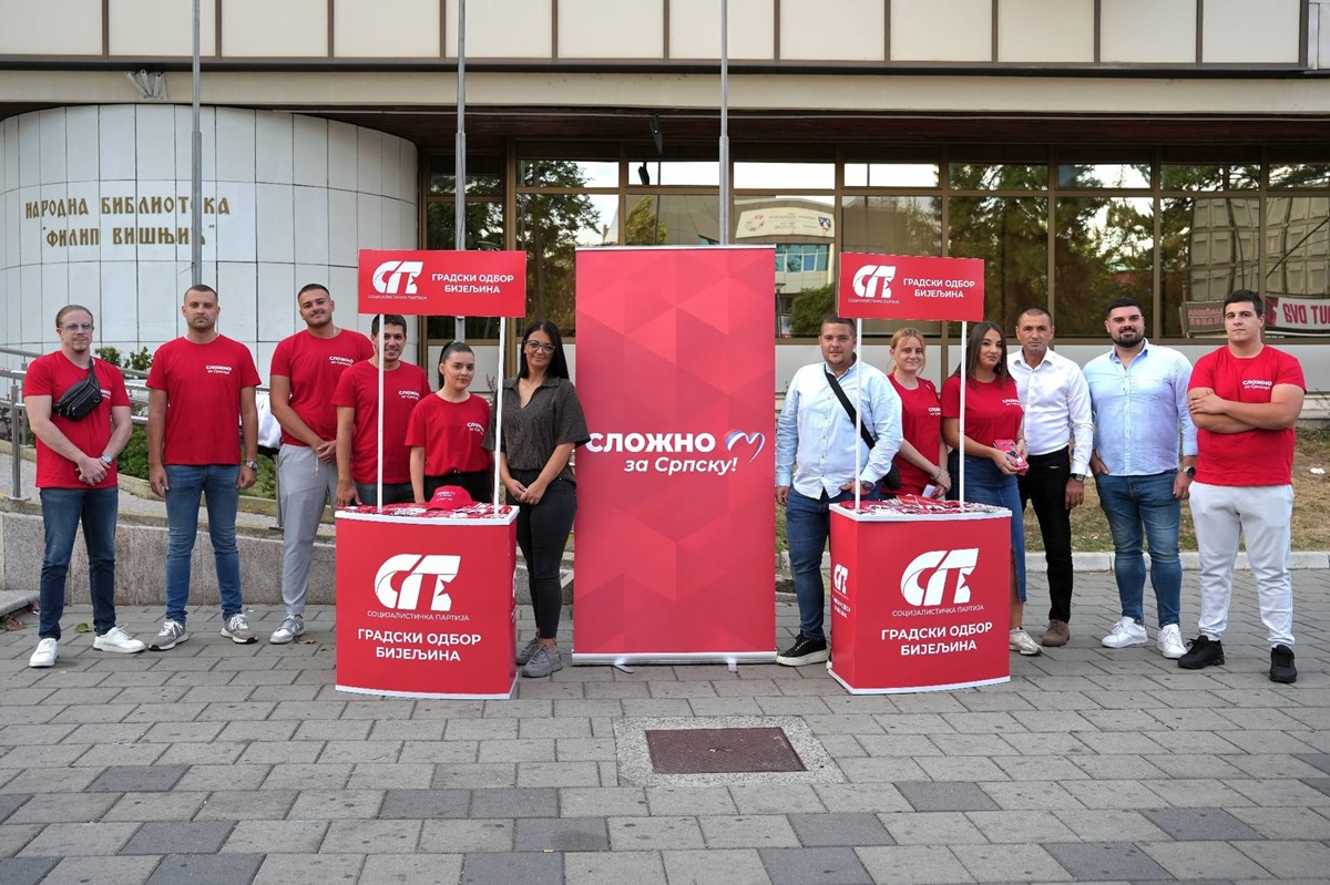 Kandidati SP-a sa građanima: „Složno iz Bijeljine – složno za Srpsku“