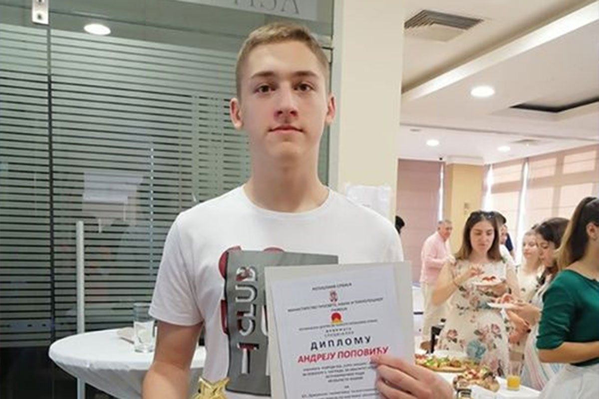 Andrej Popović je najbolji mladi fizičar na svijetu