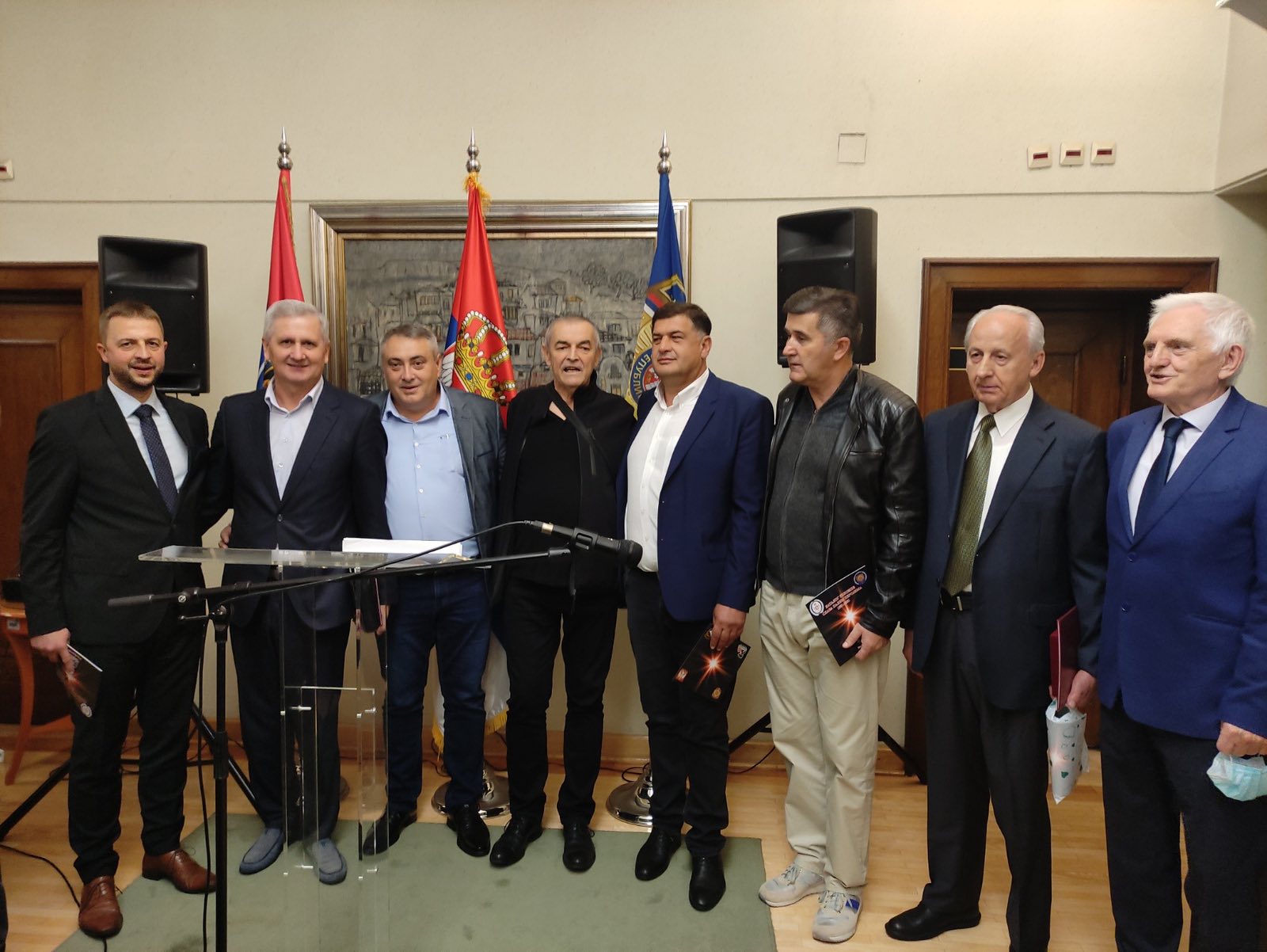 Predstavnici Lopara na otvaranju ratne izložbe u Beogradu 