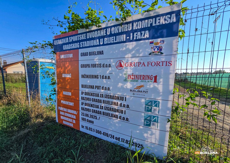 InfoBijeljina na gradilištu: Pogledajte kako napreduje izgradnja sportske dvorane u Bijeljini (FOTO)