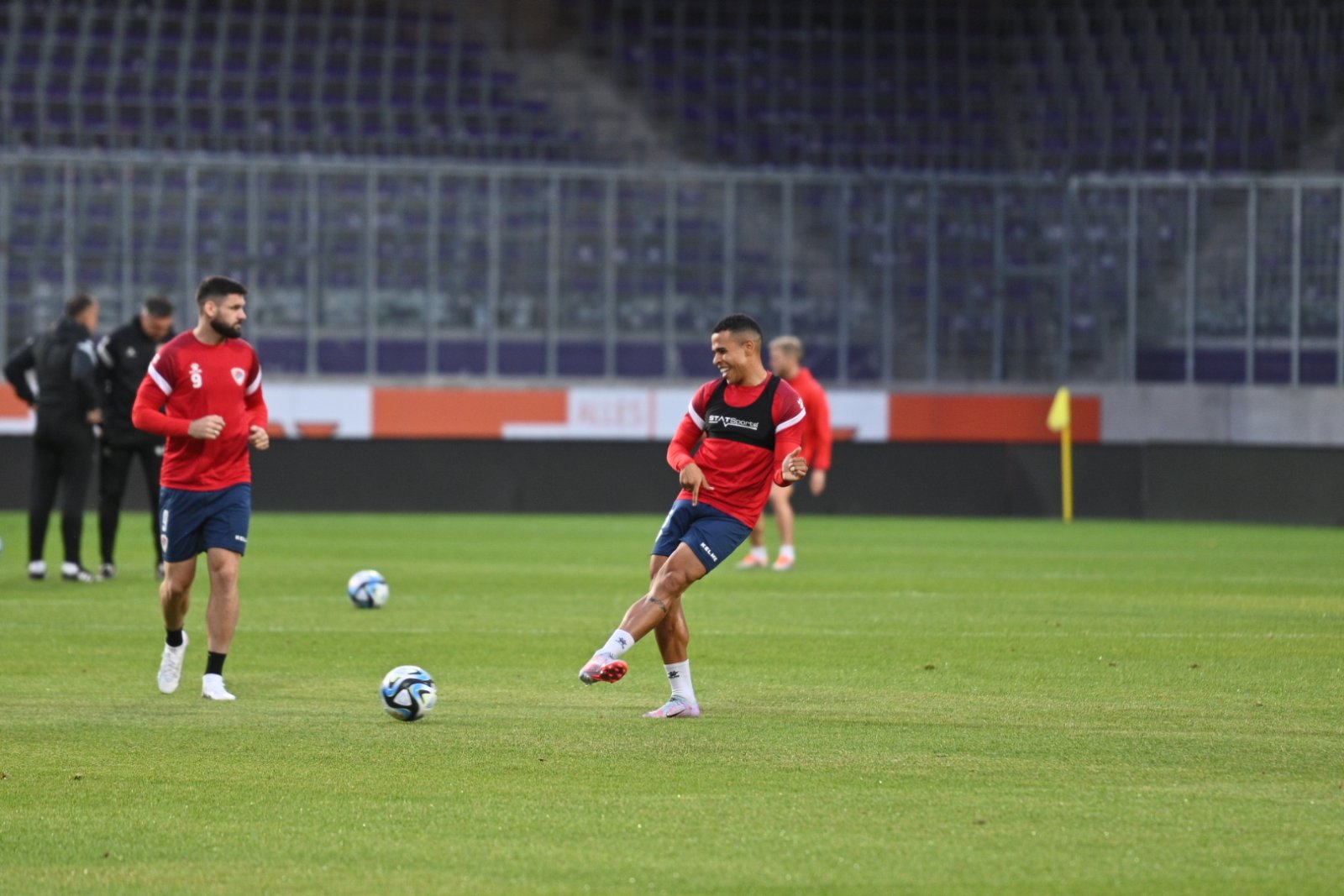 Fudbaleri banjalučkog Borca treniraju pred sutrašnji duel sa Austrijom (FOTO)