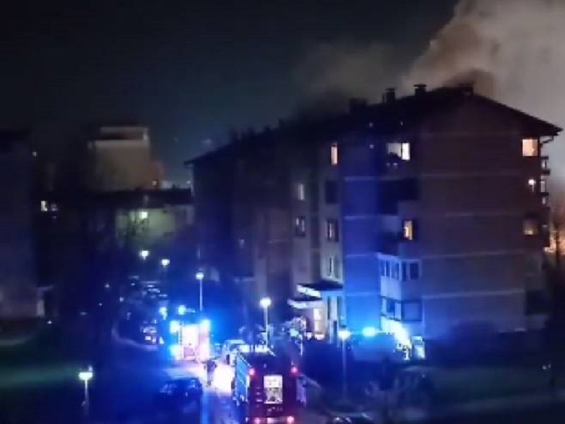 Požar u Sarajevu, povrijeđena jedna osoba