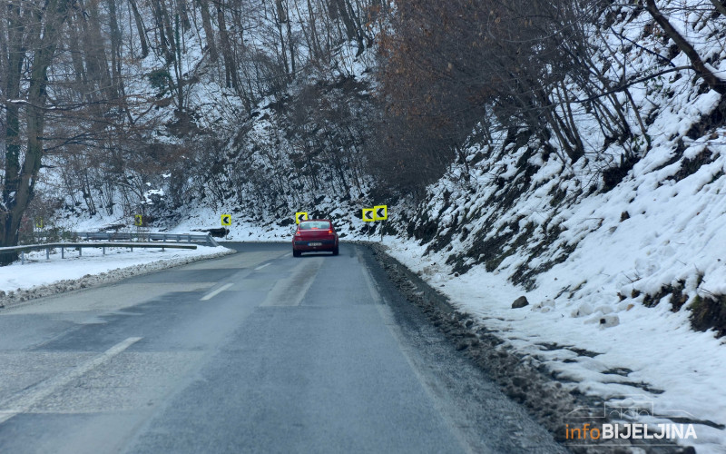 Moguća poledica na pojedinim dionicama, nesmetano odvijanje saobraćaja 