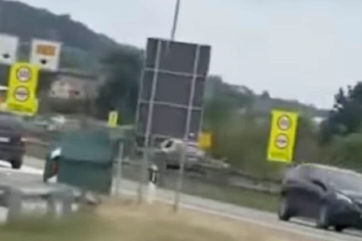 Zastrašujući snimak sa auto-puta kod Beograda (VIDEO)
