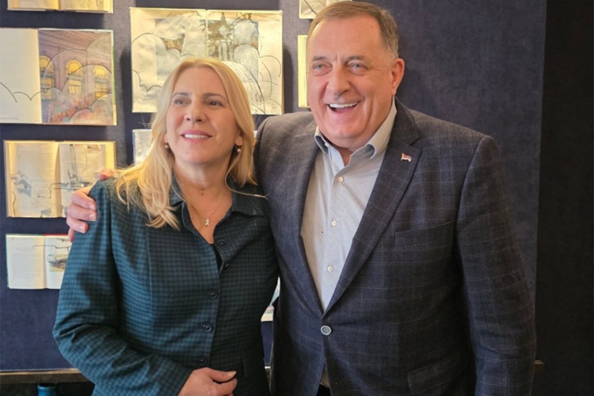 Cvijanovićeva i Dodik u Americi: 