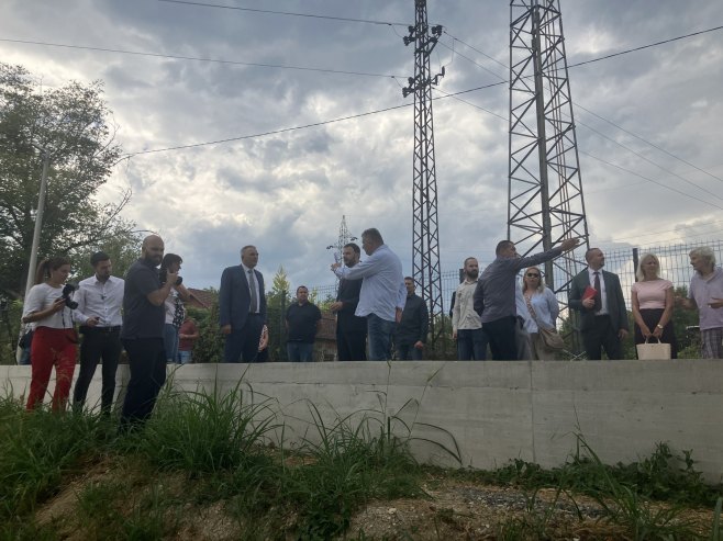 Minić obišao novoizgrađeni sistem zaštite od poplava u Prijedoru; Do sada gradu odobreno više od 30 miliona KM
