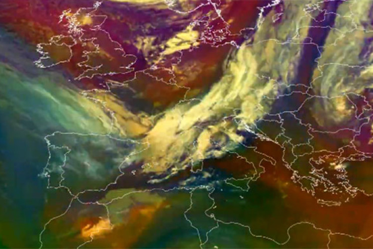 Objavljen zastrašujući radarski snimak nevremena koje hara Evropom (VIDEO)