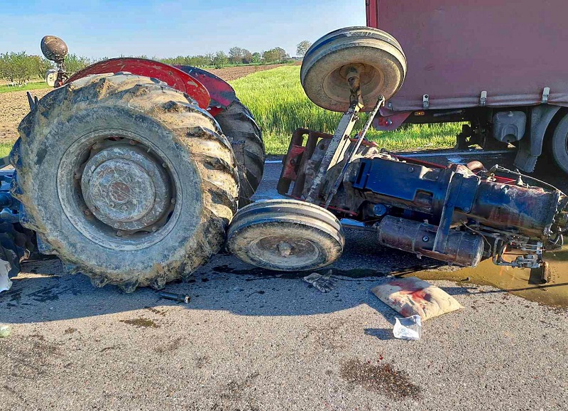 Detalji sudara kod Bijeljine: Vozač traktora zadržan u bolnici