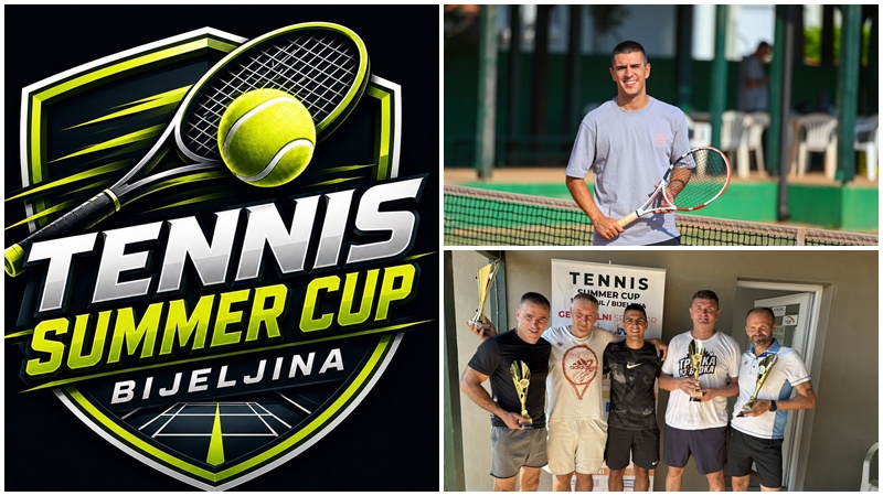 Tennis Summer Cup Bijeljina od 24. do 26. jula: Vrijedne nagrade i sjajni pokloni