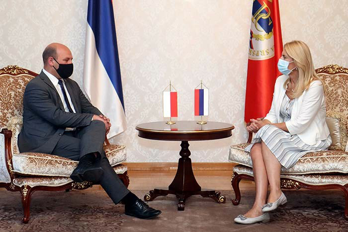 Cvijanovićeva sa državnim sekretarom u Ministarstvu spoljnih poslova Poljske: Evropske integracije strateško opredjeljenje Srpske