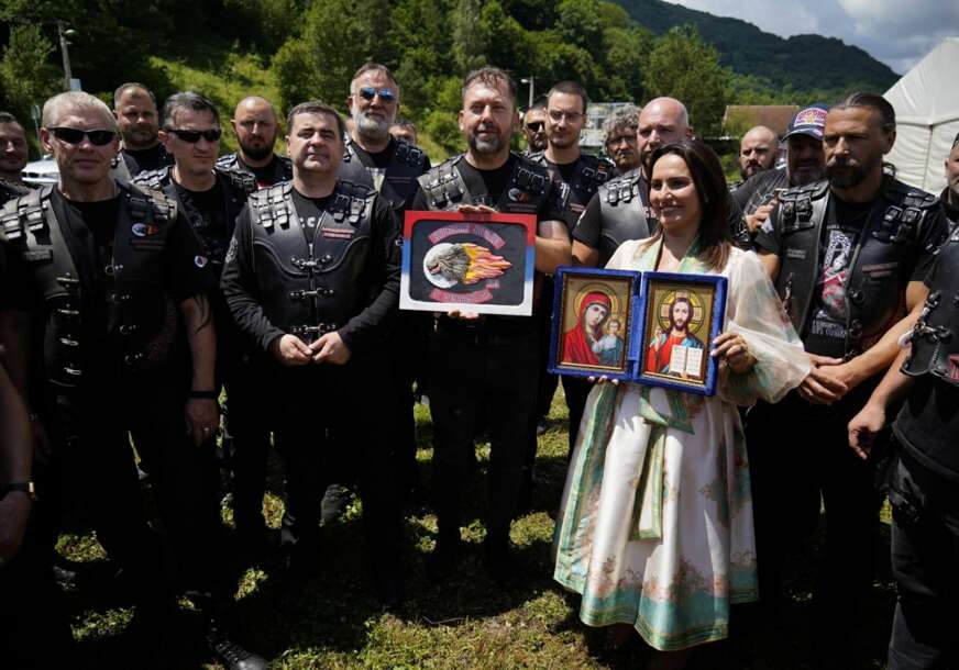 Noćni vukovi – Republika Srpska pružili PODRŠKU Snežani Ružičić