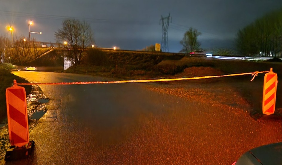 Zatvoren put kod ATC u Bijeljini zbog porasta vodostaja u Majevičkom kanalu 