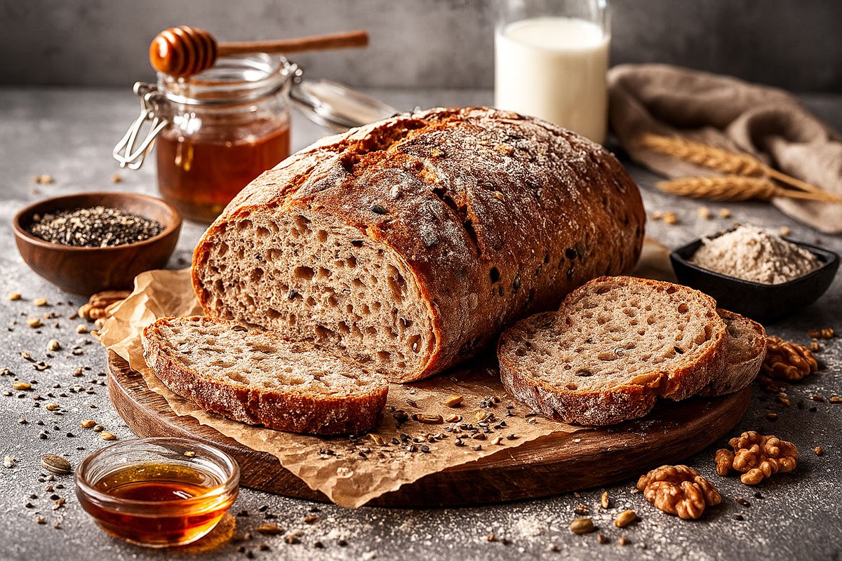 Brzi hljeb koji se ne mijesi i ne diže: ne sadrži pšenicu, masnoće ni šećer