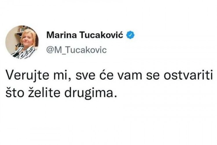 Poruke Marine Tucaković koje treba dobro da zapamtimo