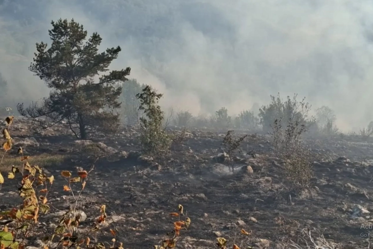 Vatrogasci tokom noći ugasili dva kraka požara na Trebeviću, objavljene fotografije