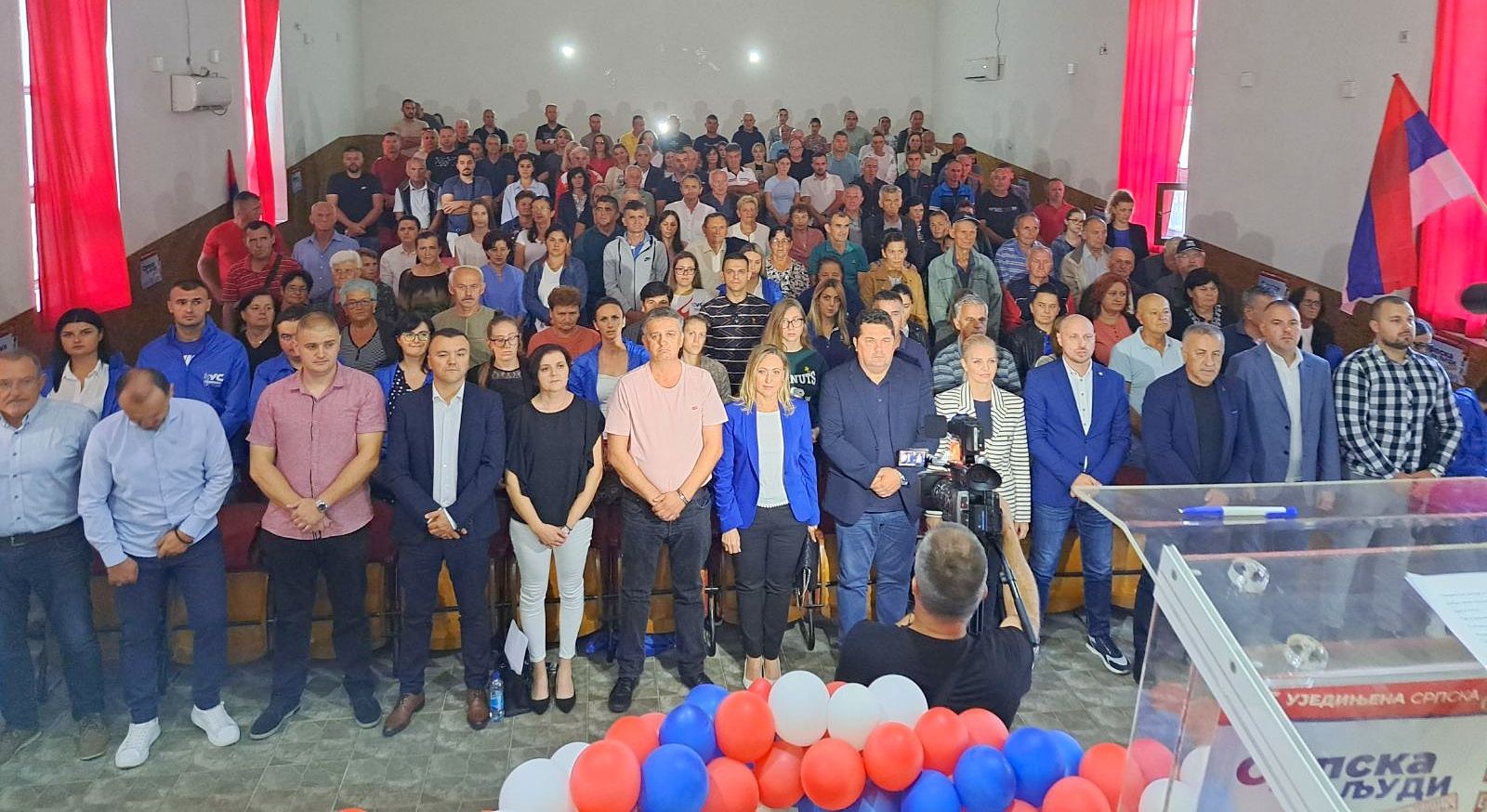 Velika sala ponovo mala-održana tribina Ujedinjene Srpske u Šipovu
