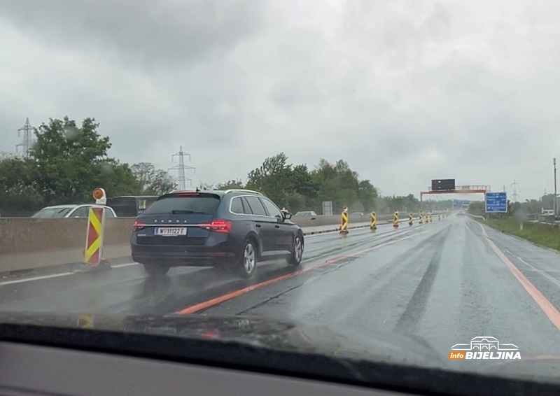 Vozači, oprez, veliki broj radova: Kolovozi mokri i vlažni