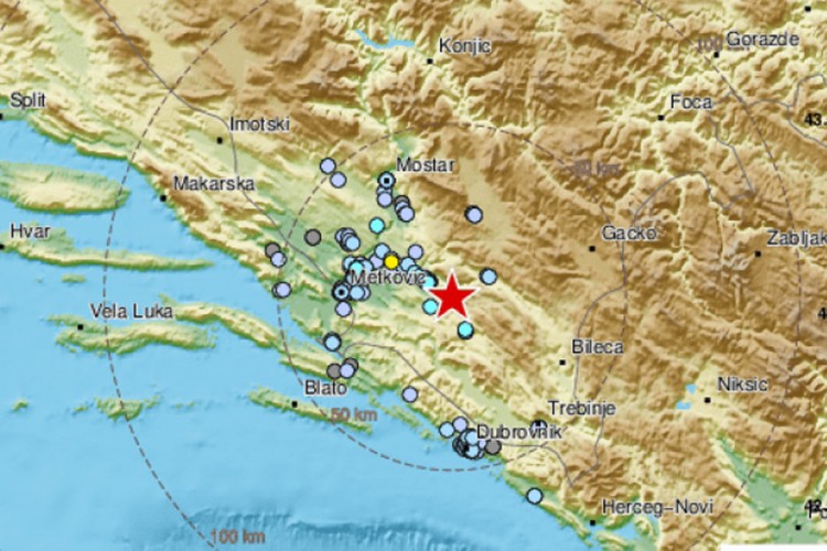 Zemljotres u Bosni i Hercegovini: 