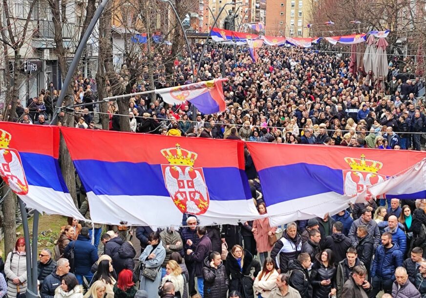 Veliki protestni opštenarodni skup Srba na Kosovu