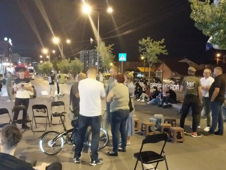 Blokirana magistrala ka Crnoj Gori