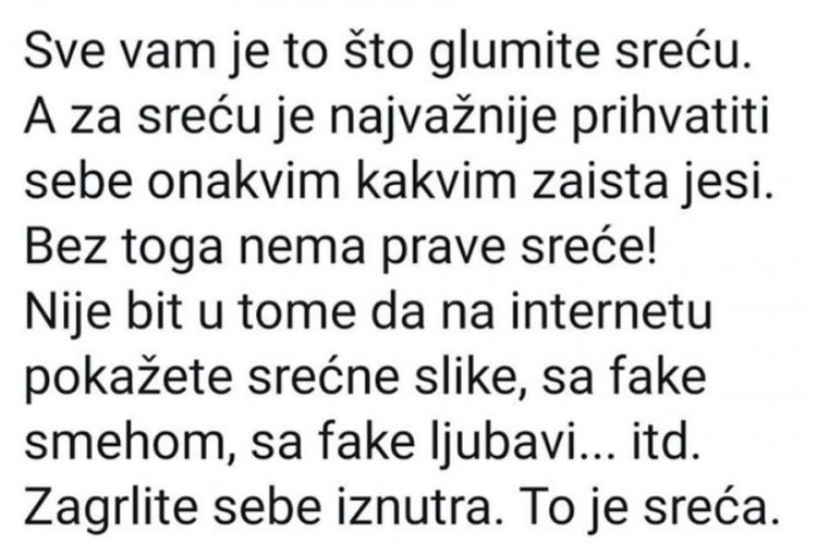 Poruke Marine Tucaković koje treba dobro da zapamtimo