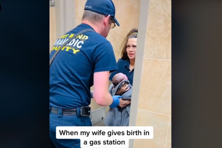 Žena se porodila na benzinskoj pumpi: 