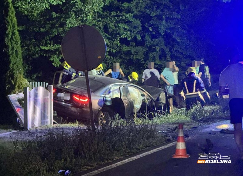 Oglasila se bijeljinska policija o teškoj nesreći u Suvom Polju (FOTO)