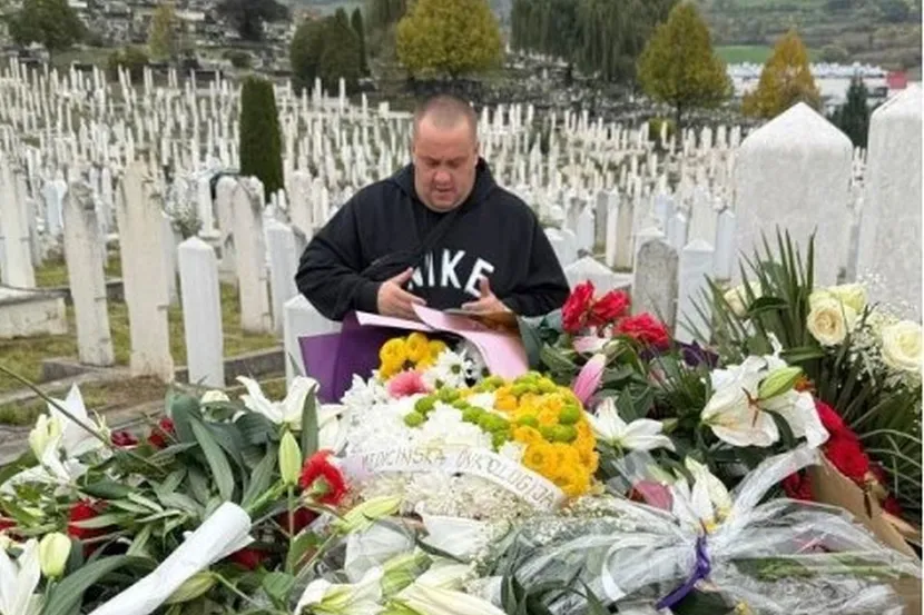 Sin Halida Bešlića OTIŠAO NA OČEV GROB, jutro nakon sahrane