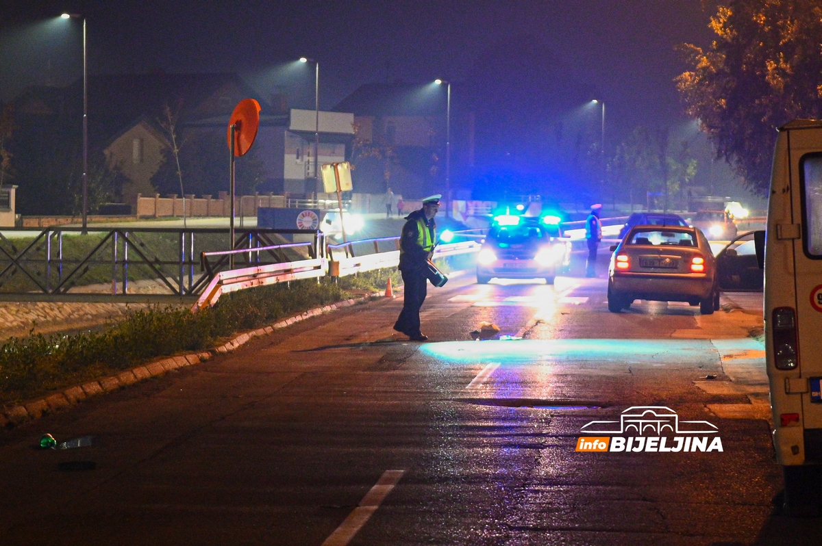 Na kriminalističkoj obradi vozač koji je učestvovao u nezgodi u Bijeljini
