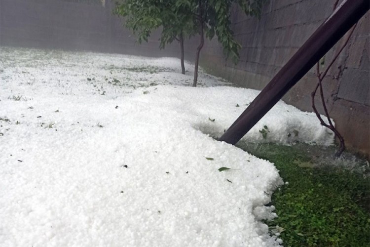 Grad načinio štetu oko 760.000 KM na malinjacima u Milićima