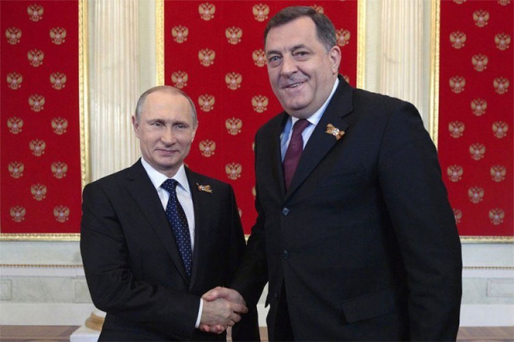 Počeo sastanak Dodika i Putina