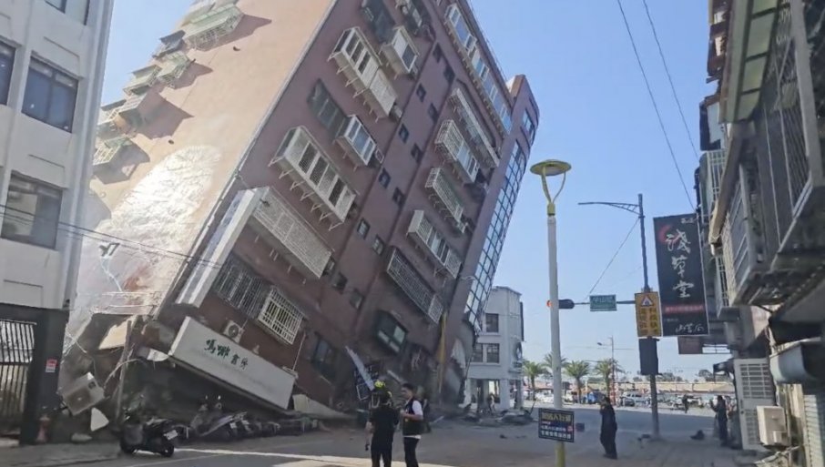 RAZORAN ZEMLJOTRES POGODIO TAJVAN: Srušene zgrade, ima mrtvih i povrijeđenih - izdato upozorenje na cunami