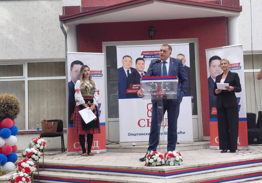 Dodik iz Šekovića poručio da je uvjeren da će SNSD formirati novu Vladu RS