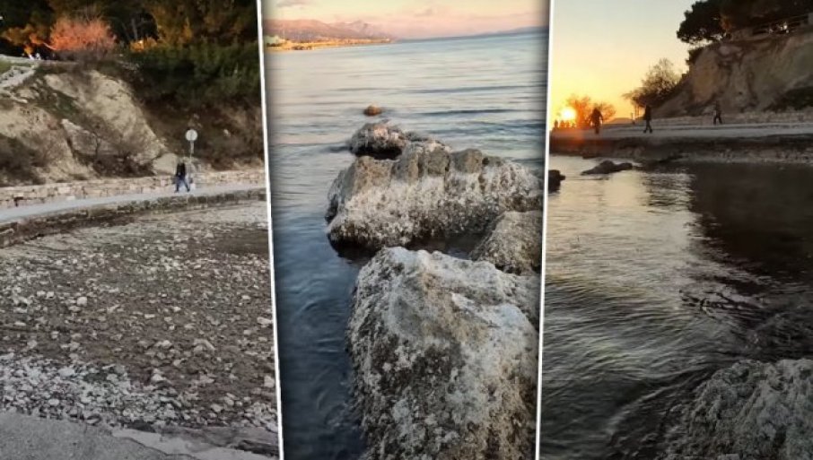 POVUKLO SE MORE U HRVATSKOJ: Nakon Venecije čudan fenomen i na Jadranu - da li ima veze sa zemljotresom u Turskoj? (VIDEO)