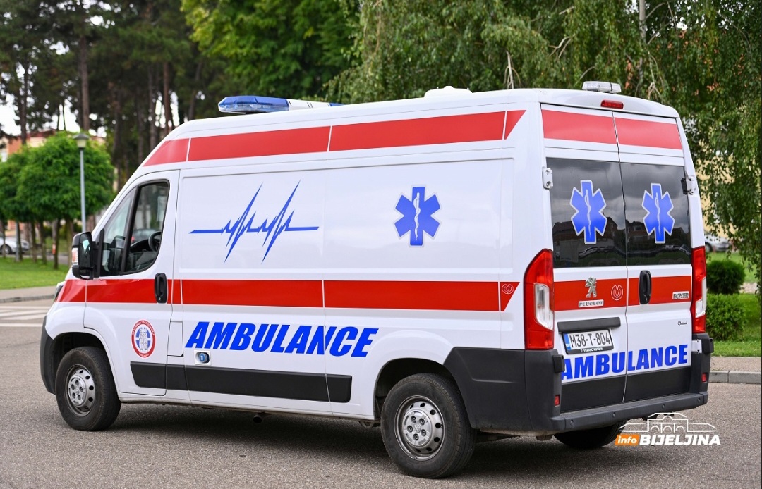 Sudar u Bijeljini, Hitna odvezla jedno lice