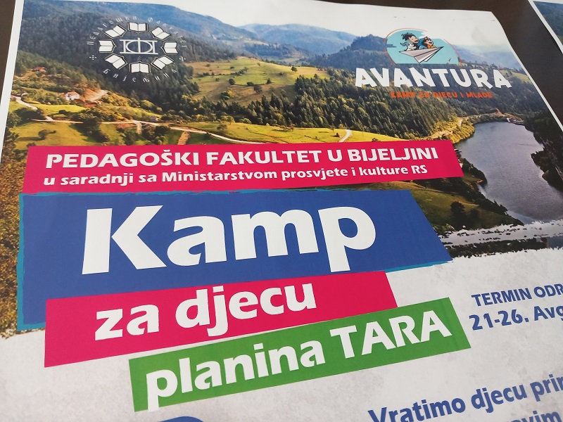 Promovisan Kamp za djecu i mlade na Tari – cilj vraćanje prirodi i zdravim navikama (FOTO)