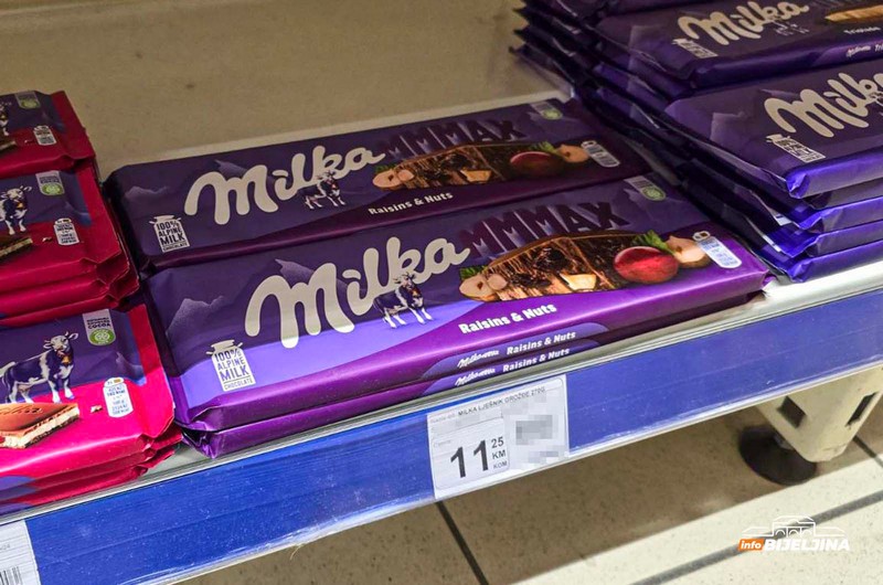 Kako je to moguće: “Milka” čokolade skuplje u Bijeljini nego u Beču (FOTO)