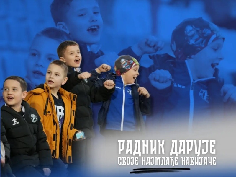 Radnik sprema iznenađenje pred duel sa Borcem: Pokloni za prvih 100 mališana na stadionu