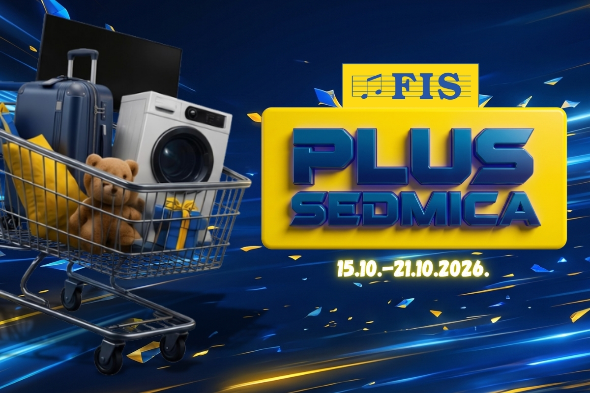 FIS PLUS SEDMICA: Odlične cijene i popusti do 40% na odabrane proizvode!