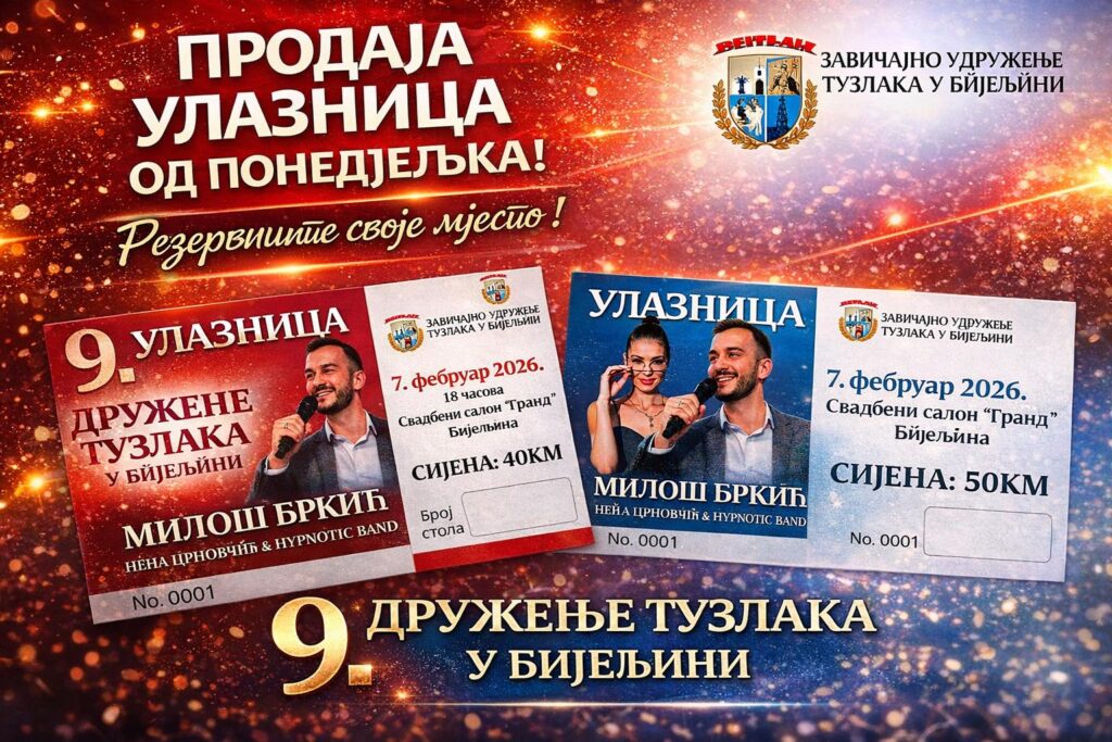 Bijeljina: Druženje Tuzlaka 7. februara – mjesto susreta, pjesme i uspomena (FOTO)