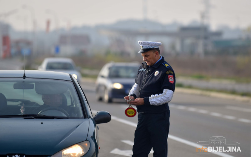 Od sutra pojačana kontrola saobraćaja na području PU Bijeljina