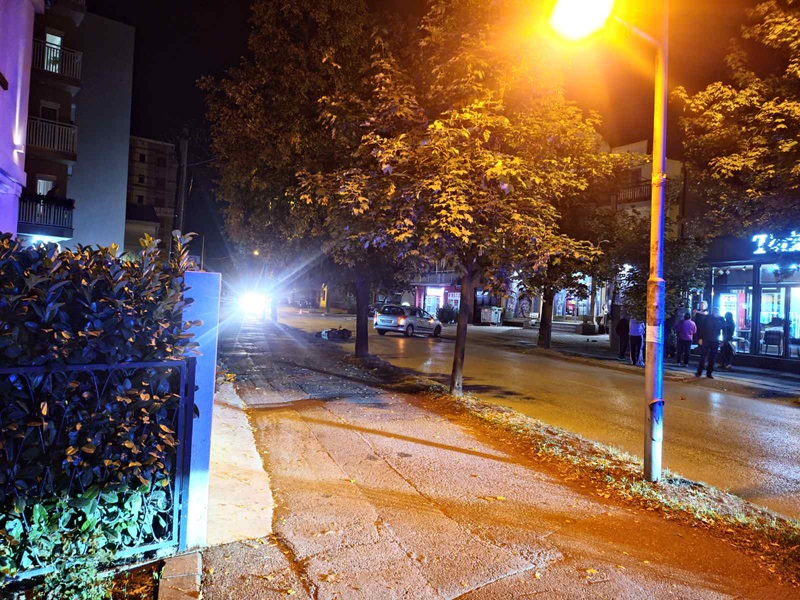 Bijeljina: Sudar motocikla i automobila u Račanskoj ulici (FOTO)